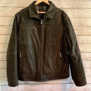 Danier Men's Leather Coat - Extra Large (Fits Lrg)